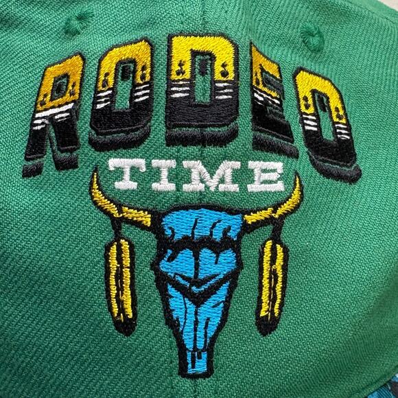 Dale Brisby Rodeo Time Trucker Hat Cap Snapback Embroidered Western Cowboy USA - Picture 2 of 9